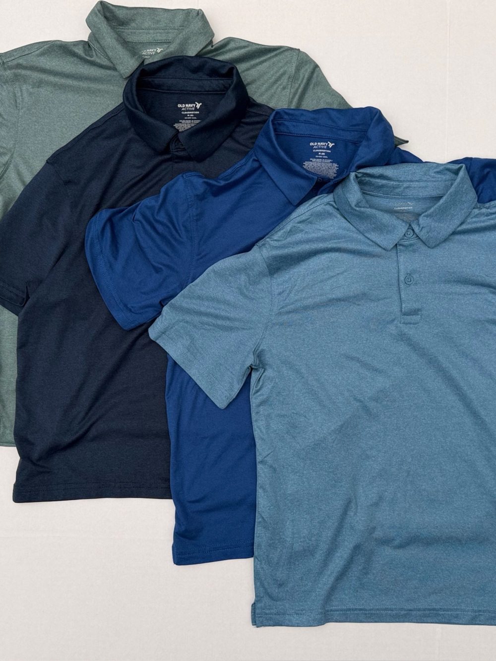 4 Old Navy cloud motion, performance polo, shirts :: BOYS, YOUTH, MEDIUM ::